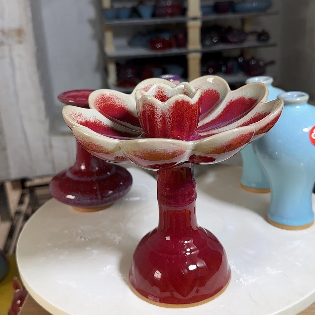 摆件陶郑家钧窑摆件