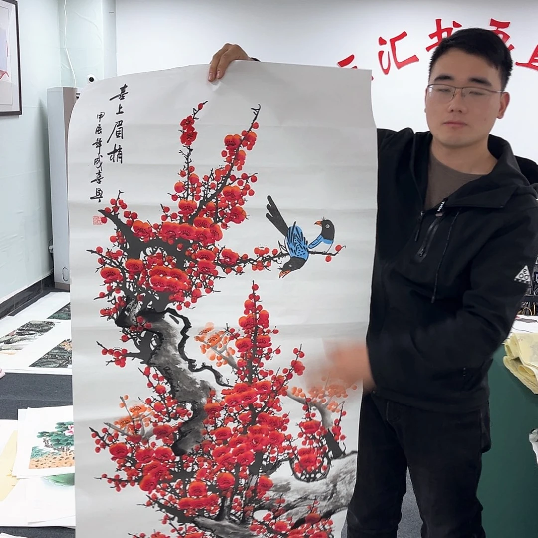 国画宣纸国画作品纯手绘