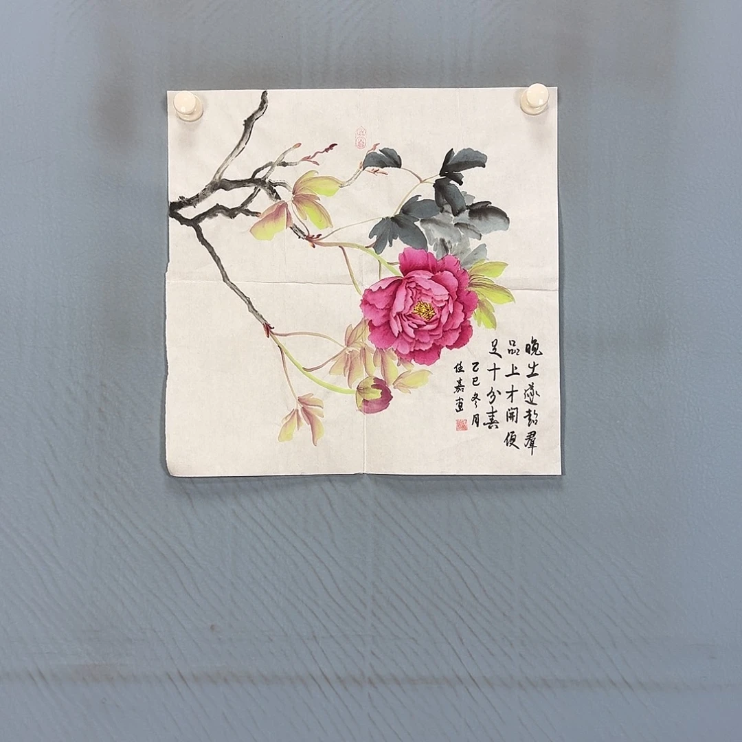国画743 牡丹一如您的脸颊