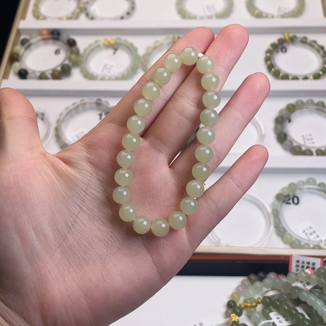 长***巷和田玉（糖玉）未镶嵌手链