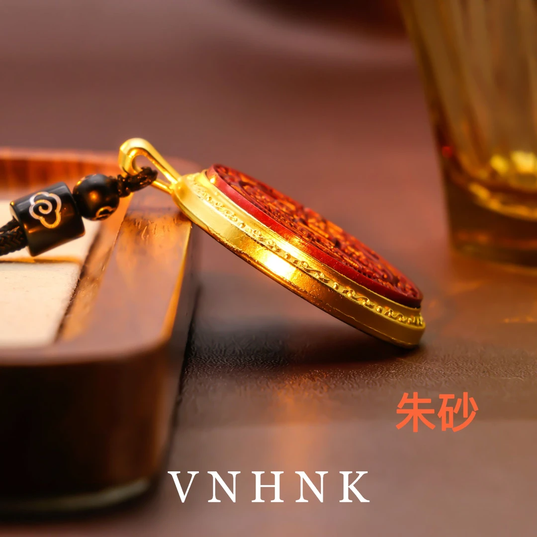 含辰砂工艺品美可儿   N196   黑色(76cm)时尚气质朱砂项链