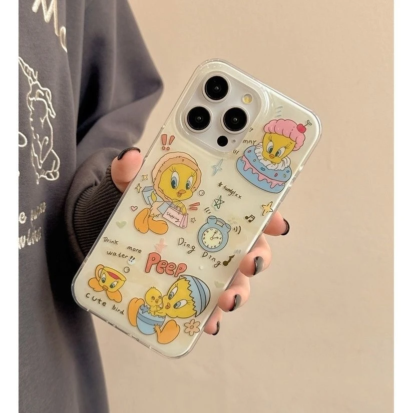 闹钟崔迪iPhone161514/131211手机壳卡通苹果13proxs/xr