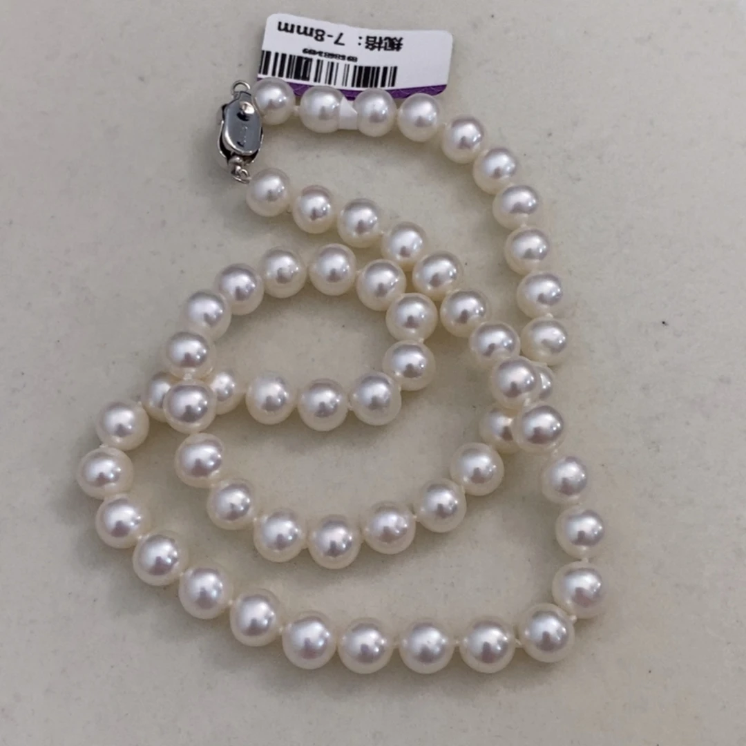 颈饰淡水珍珠银S925镶嵌