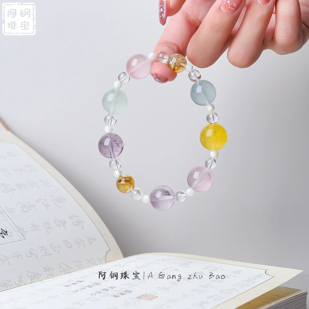 【百搭不撞款】缤纷多宝13mm+多巴胺色系多宝手串多样性发一-BF702