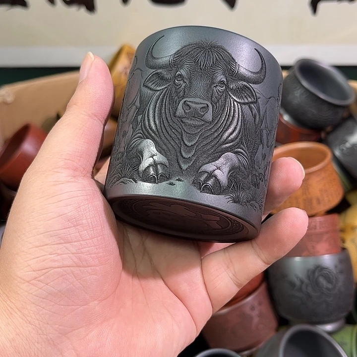 茶杯紫砂全手工紫砂主人杯