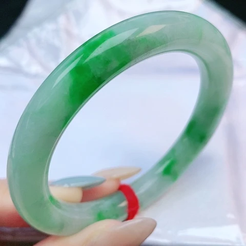未镶嵌手镯翡翠54圆条882870