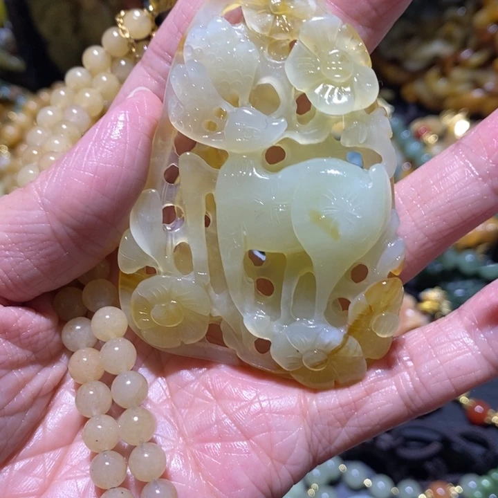 岫玉岫玉吊坠未镶嵌