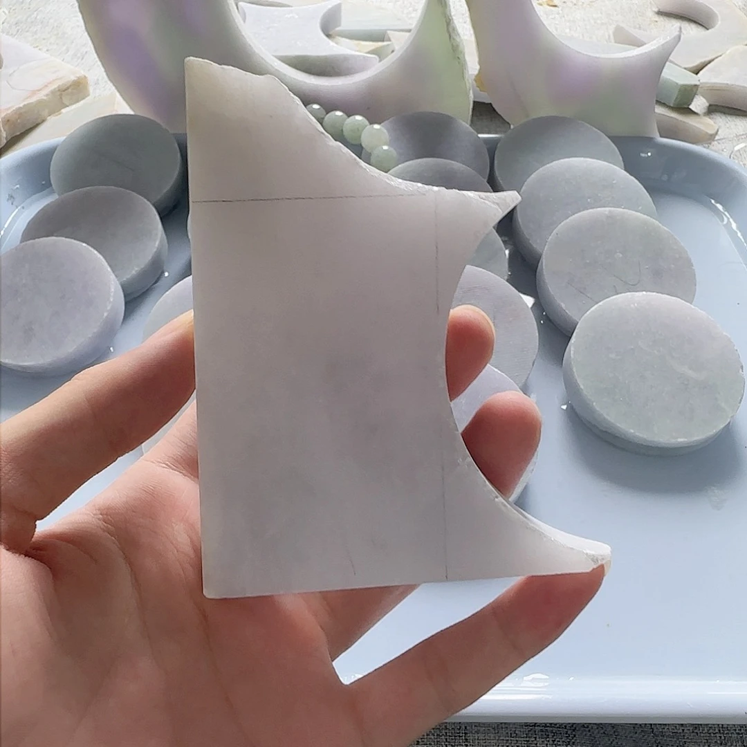 翡翠裸石翡翠A货边角料