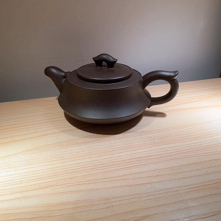 紫砂茶壶米*福宜兴原矿手工紫砂壶