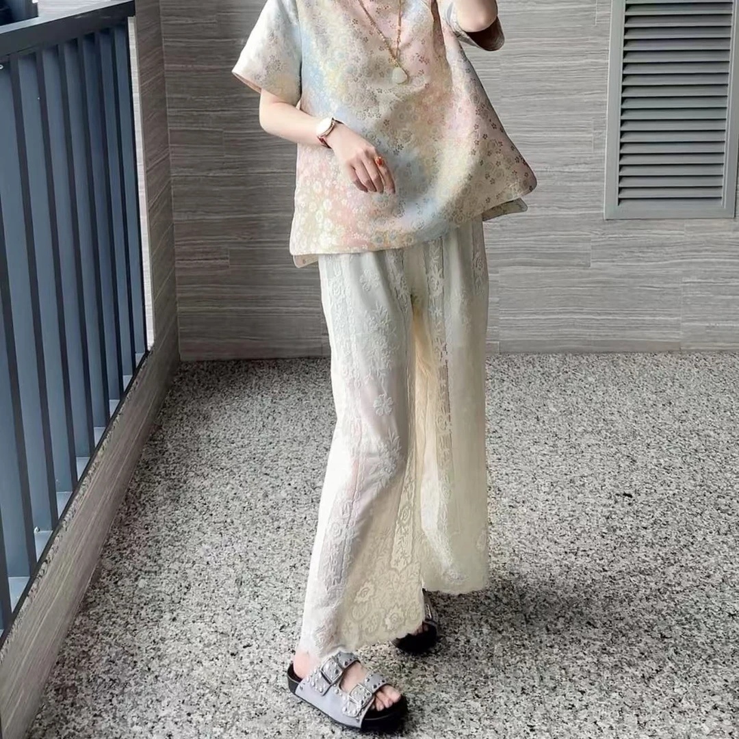 灵动刺绣！新中式刺绣长裤！GZ5731