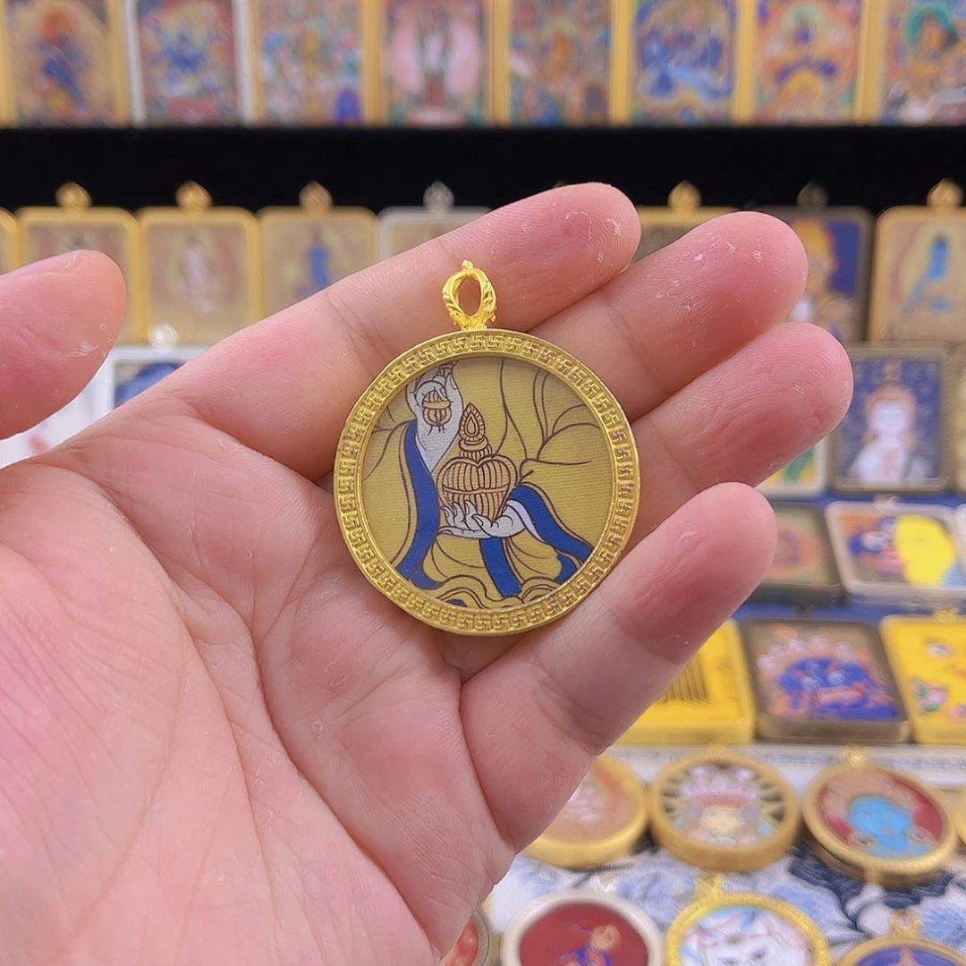 青海热贡纯手绘唐卡