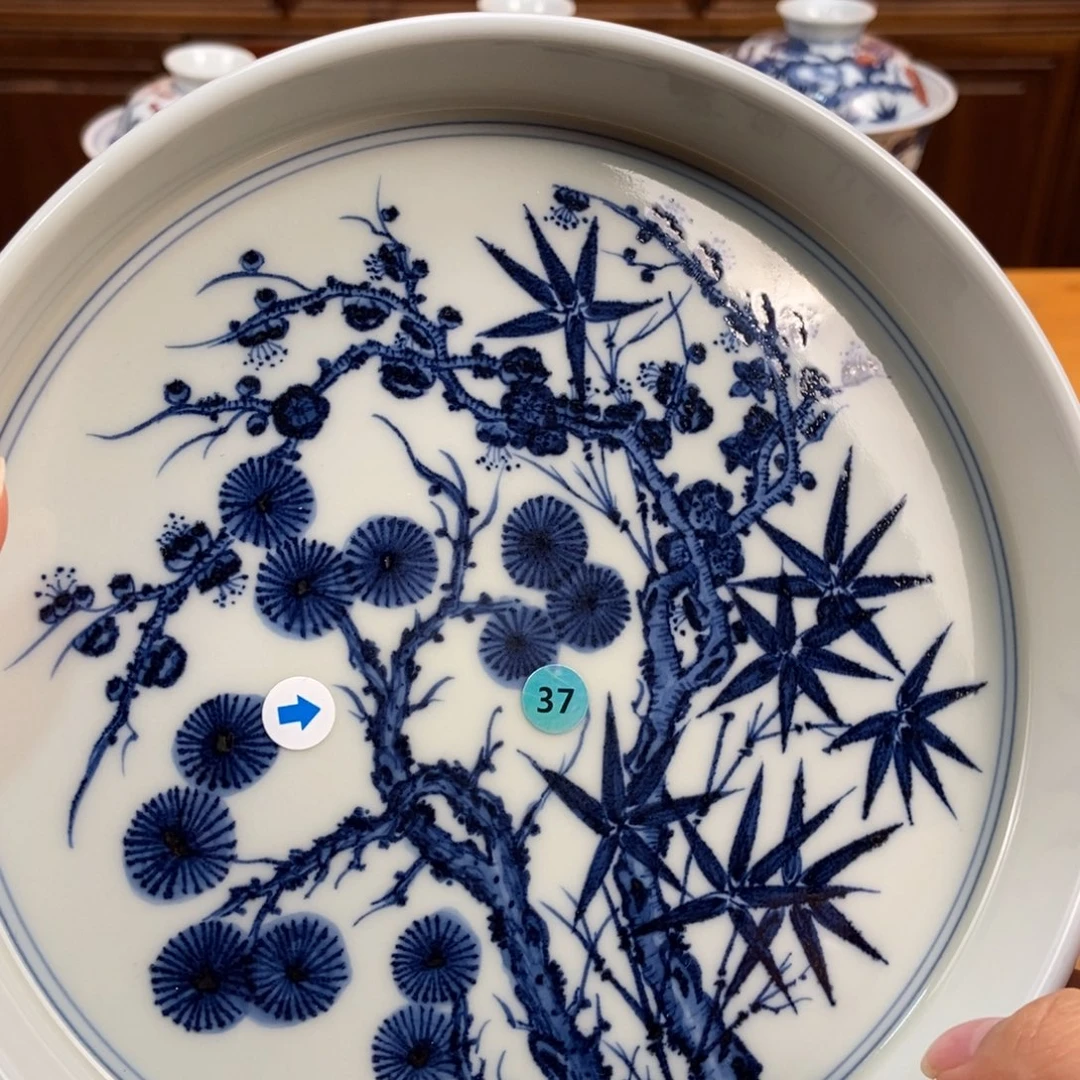 手绘现代茶具非古董