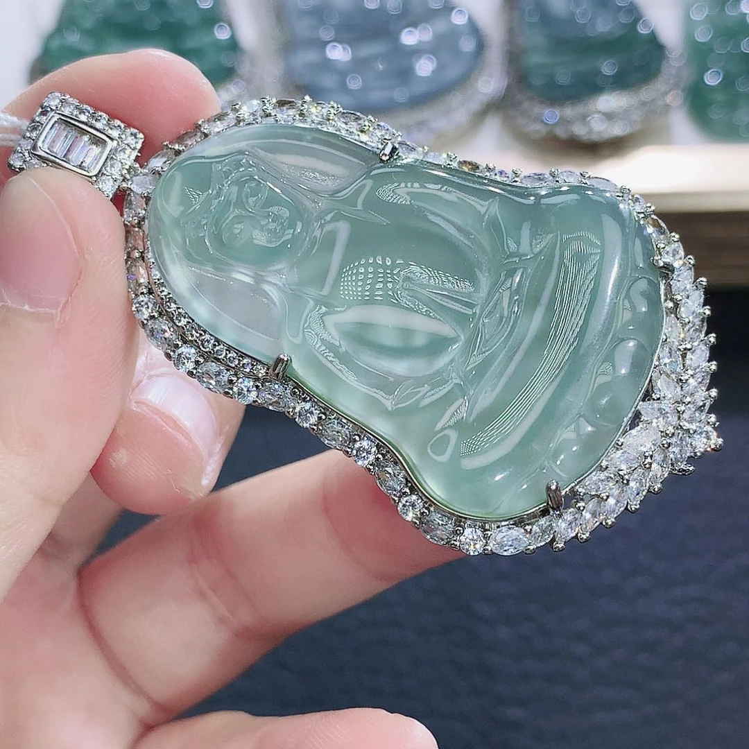 未镶嵌挂件翡翠翡翠