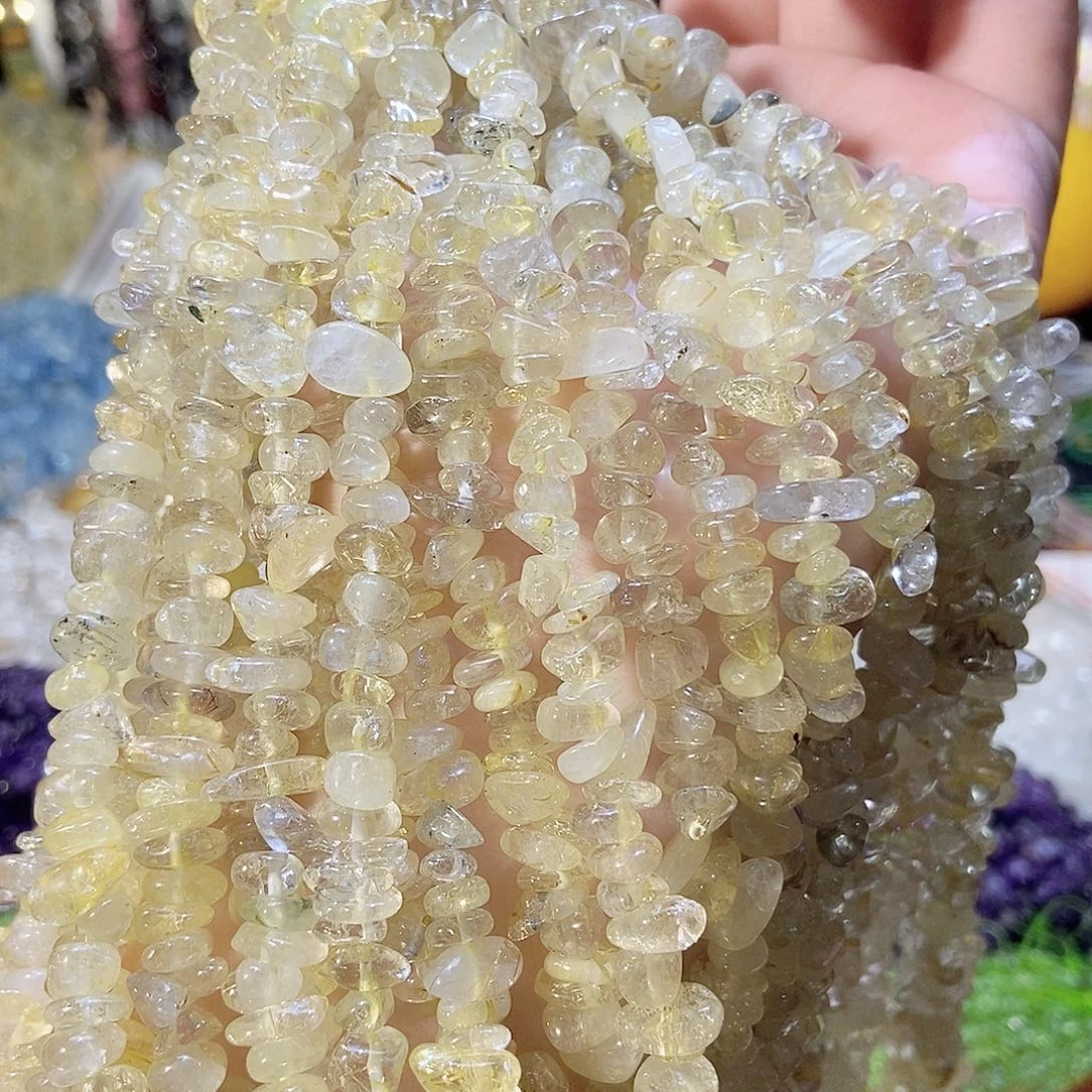 未镶嵌珠宝半成品水晶金发晶