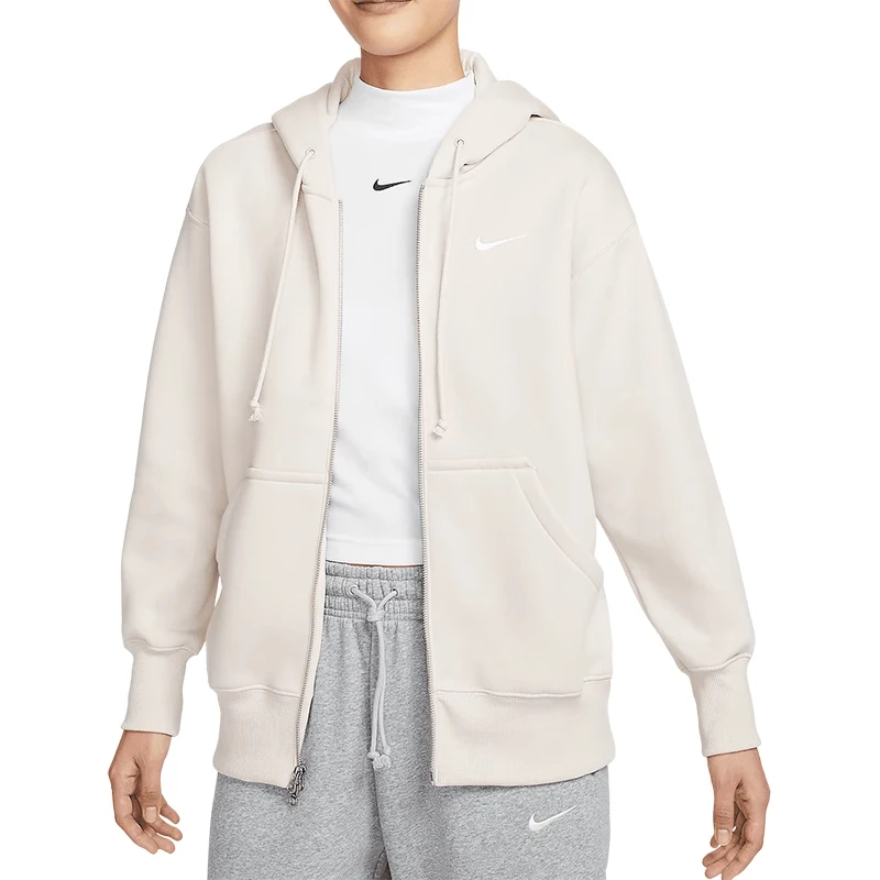 Nike/耐克正品新款女士加绒户外连帽简约保暖外套DQ5759-104