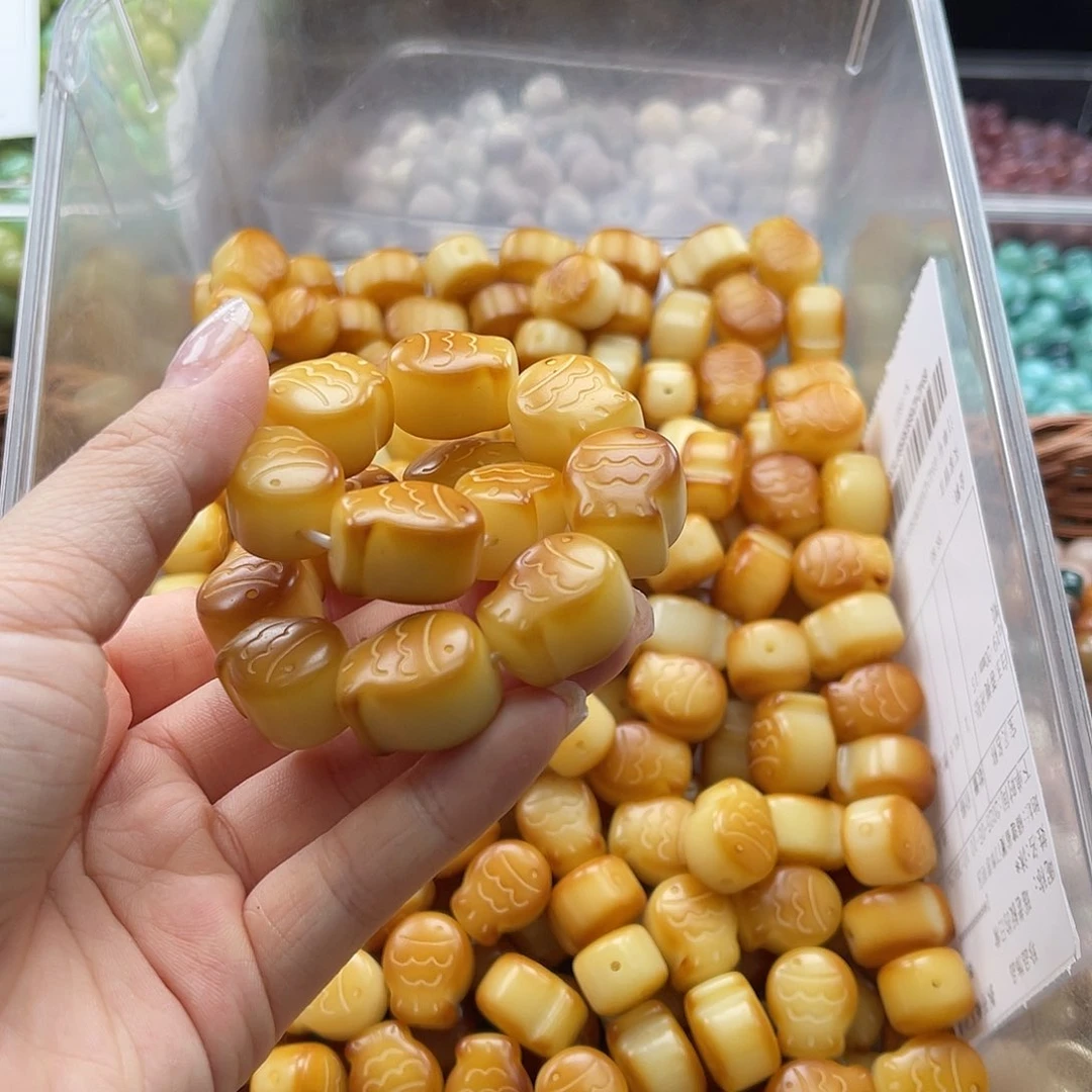 白玉菩提吊坠q19-20mm/15颗