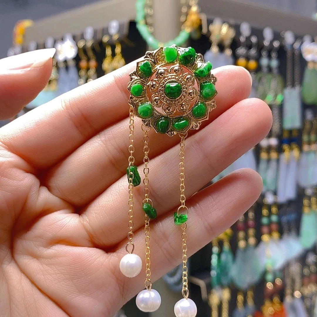 未镶嵌翡翠耳饰翡翠