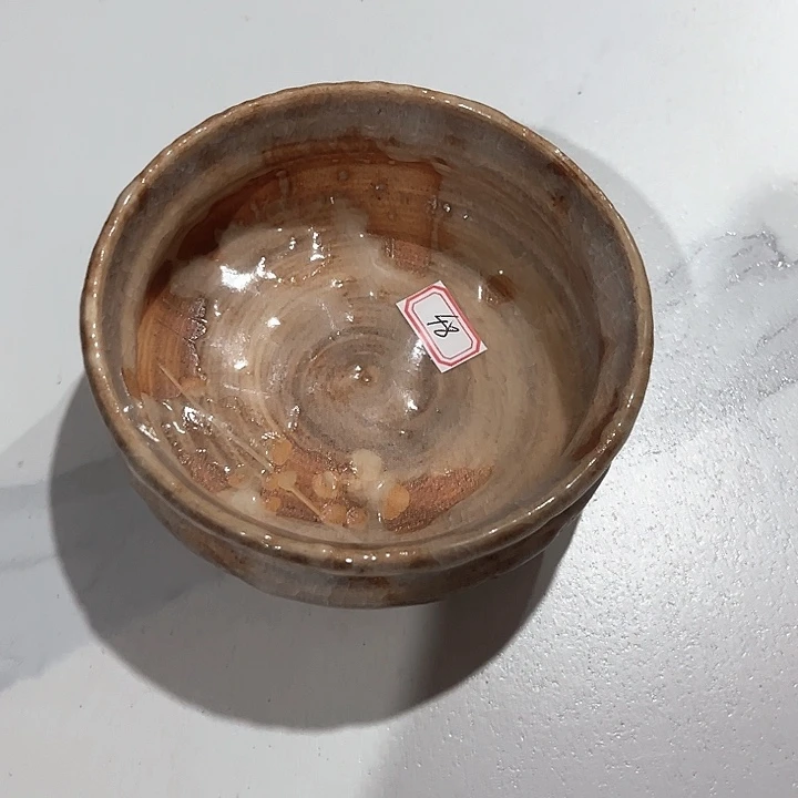 紫砂默认微瑕，满二十包邮，浩底款，粗陶抹茶碗120