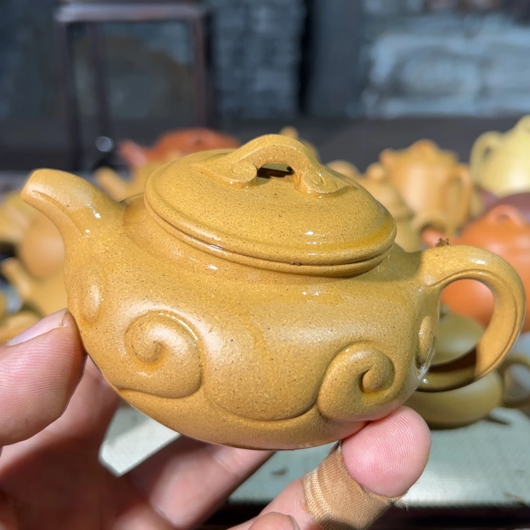 用***5茶壶紫砂全手制作