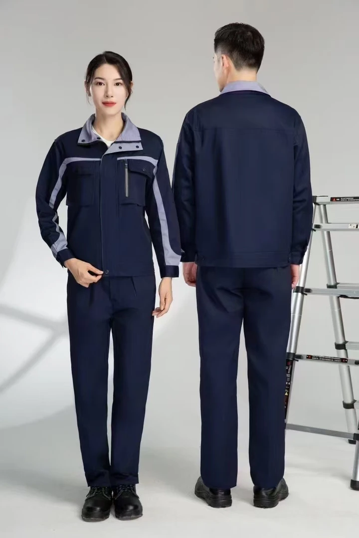 单上衣拼色春秋抗污耐脏工装制服厂服工装长袖汽修服耐磨男士