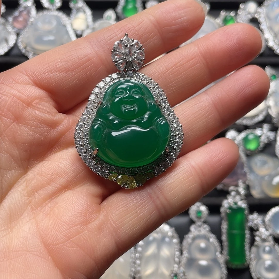 玛瑙/玉髓合金挂件