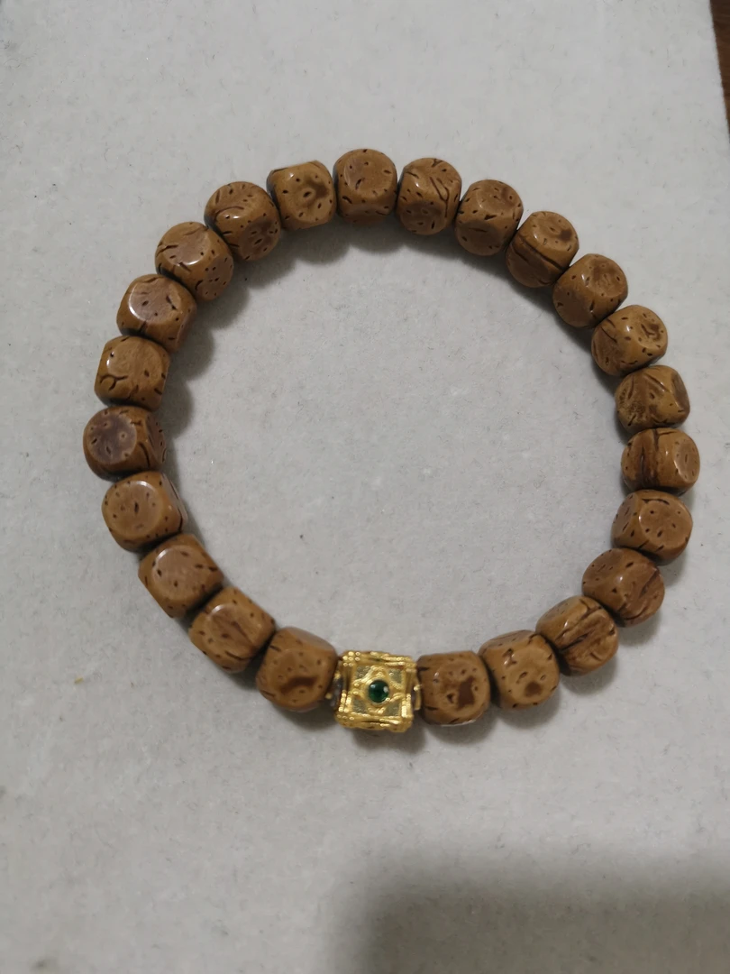 桃核文玩单圈手串