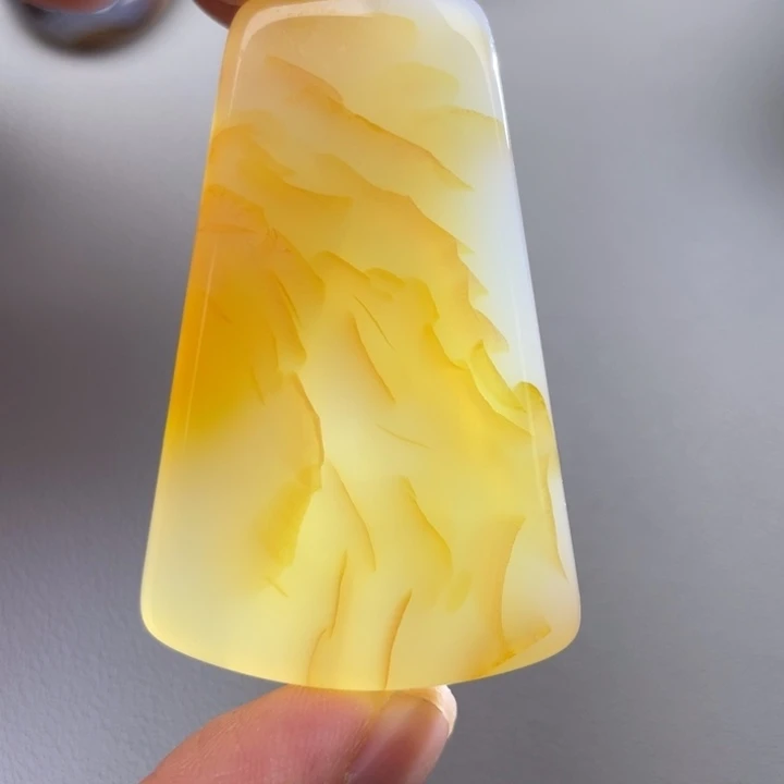 玛瑙/玉髓玉牌未镶嵌?***木