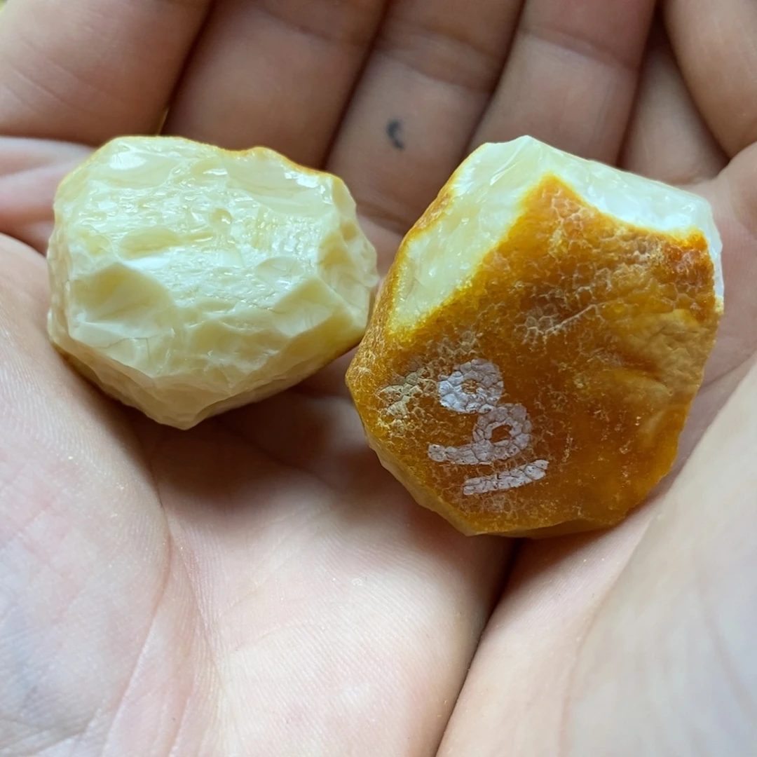 定制琥珀未镶嵌传世琥珀蜜蜡定制