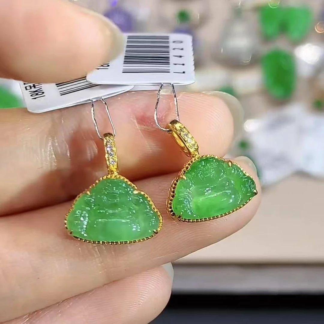 翡翠18ｋ吊坠 L1420 多样性发其一