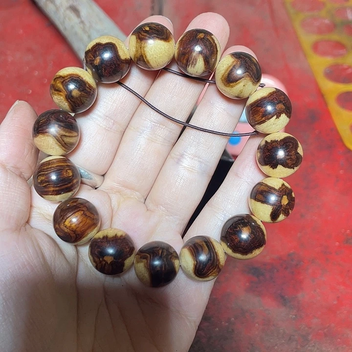 黄花梨/降香黄檀1.5 阴阳手串