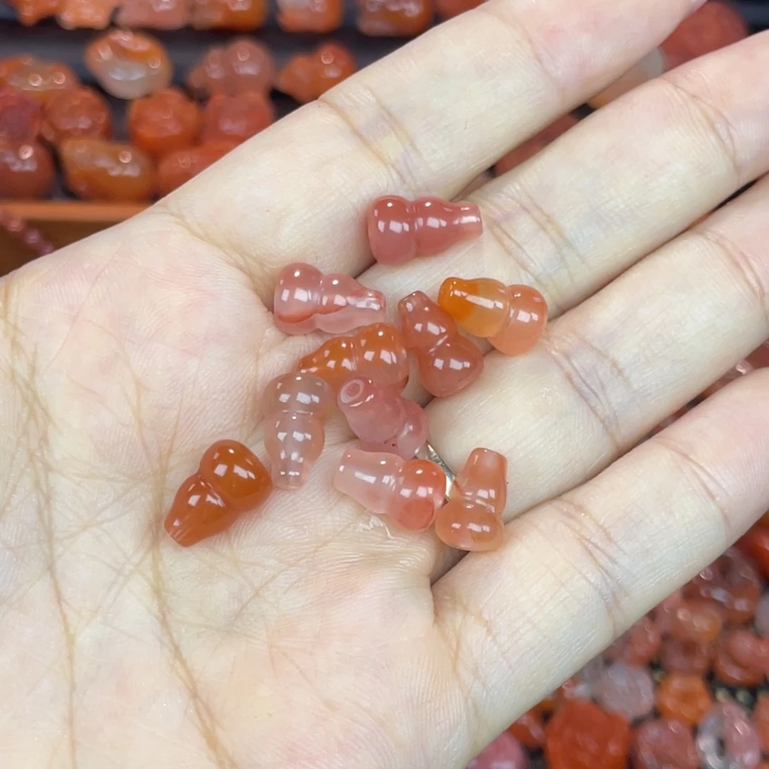 未镶嵌南红玛瑙珠宝半成品葫芦