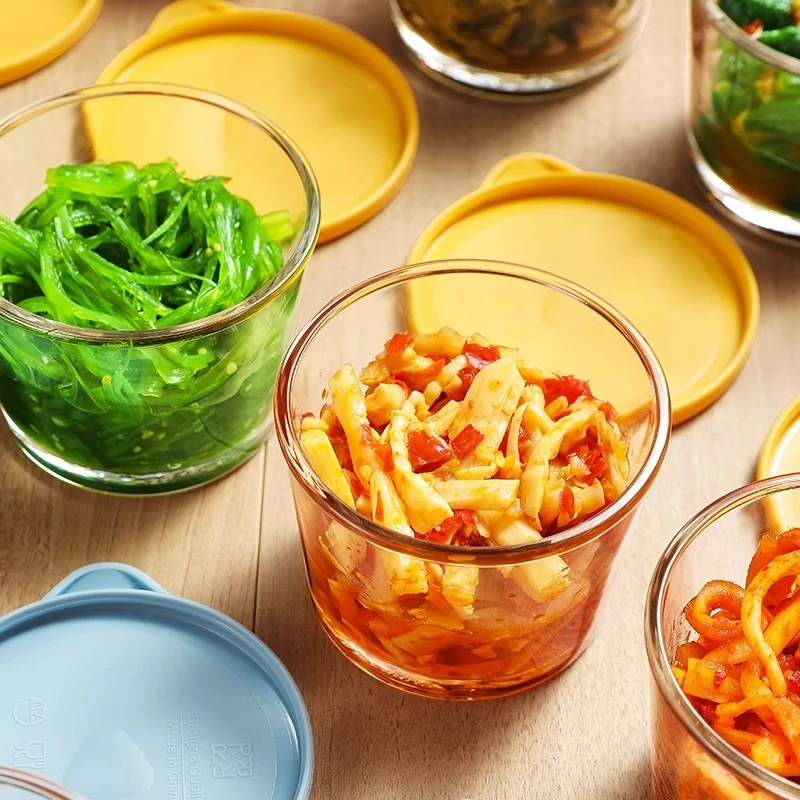 玻璃保鲜密封罐带盖食品级泡菜坛子冰箱冷藏腌菜小菜玻璃密封罐
