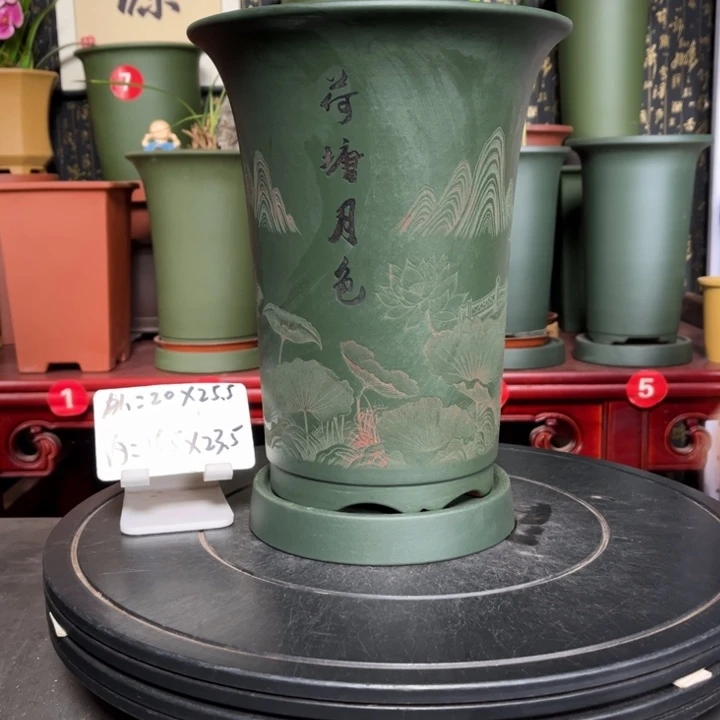 紫砂花盆紫砂花盆