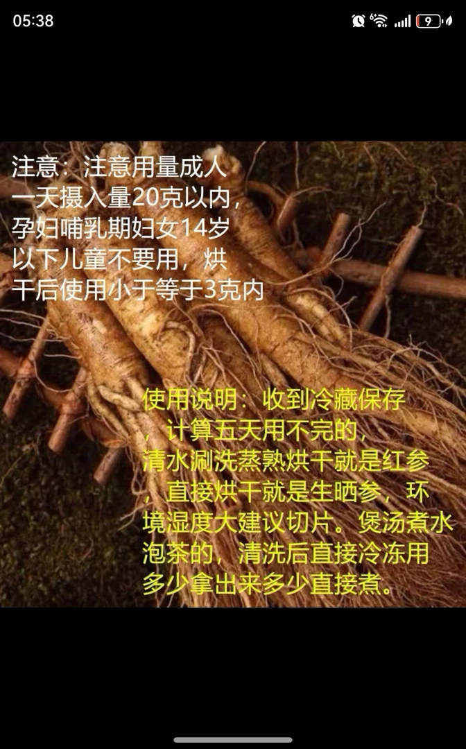 优质半斤一根可泡酒