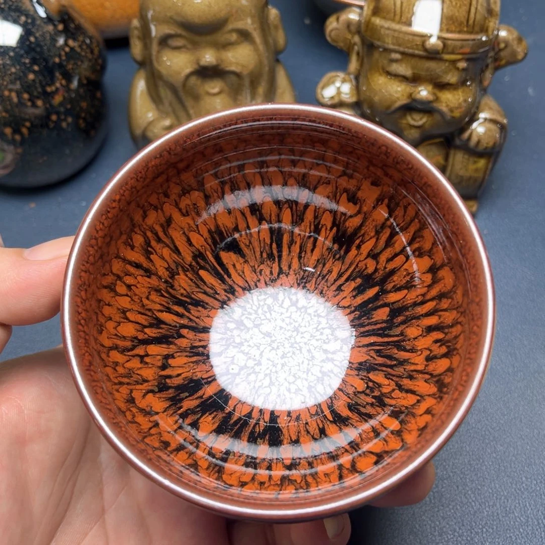 茶盏建盏手握泡茶主人杯