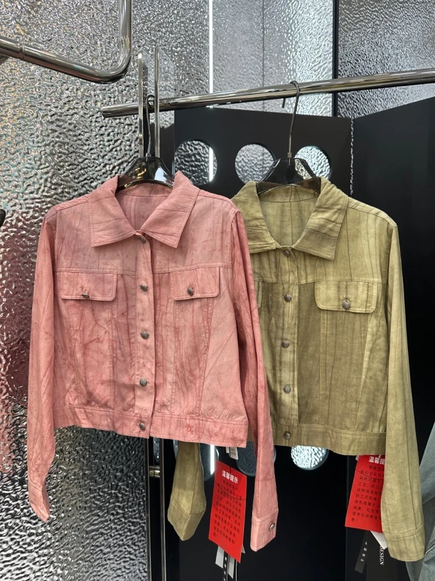 《GZZY》3629～潮牌设计款天丝～亚麻高品质春夏外套