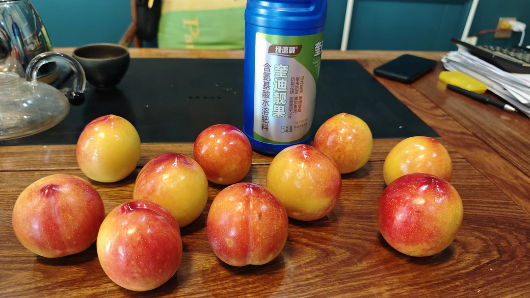 奎迪靓果氨基酸水溶肥增加表光促花膨果防裂祛锈棸糖增甜