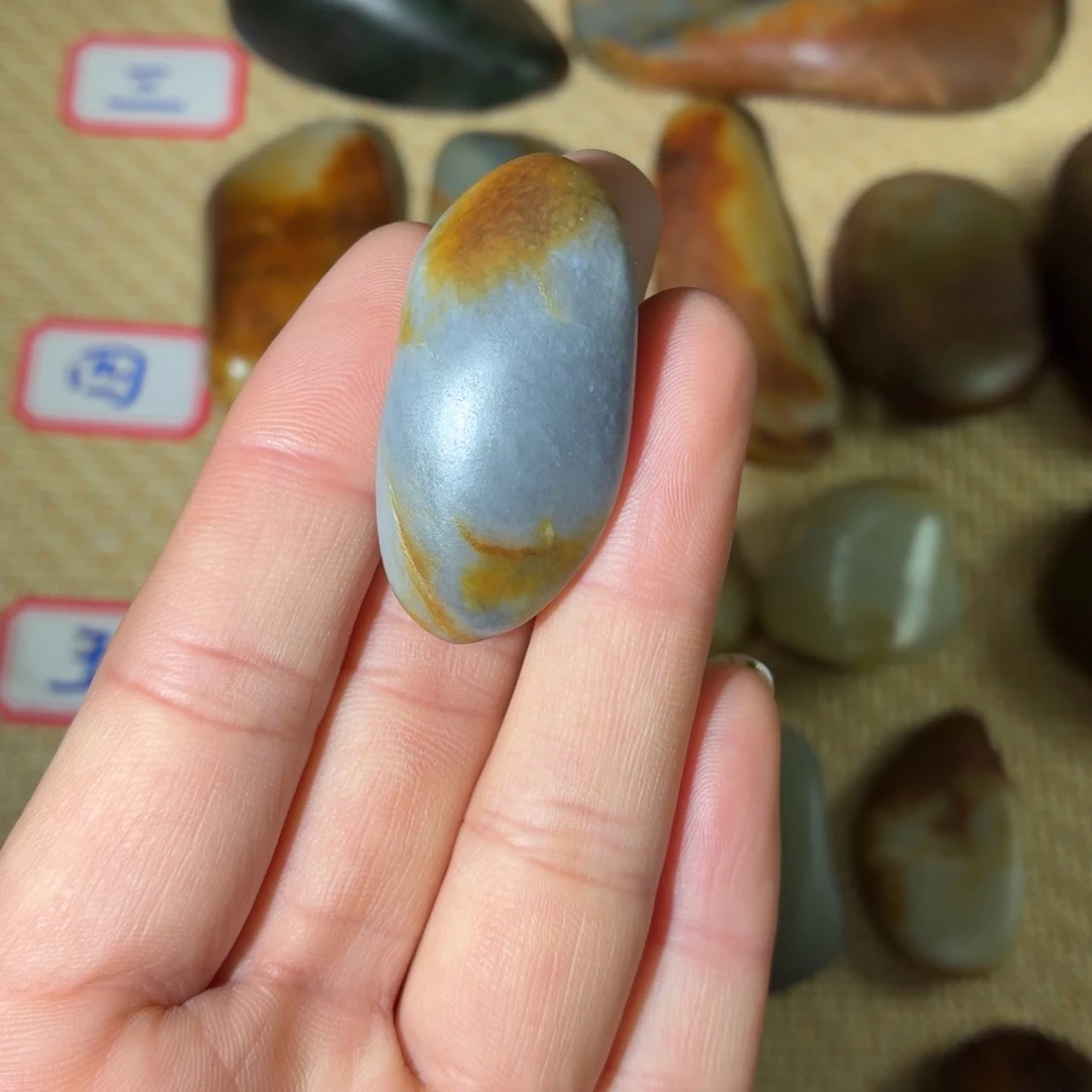 和田玉未镶嵌挂件21g