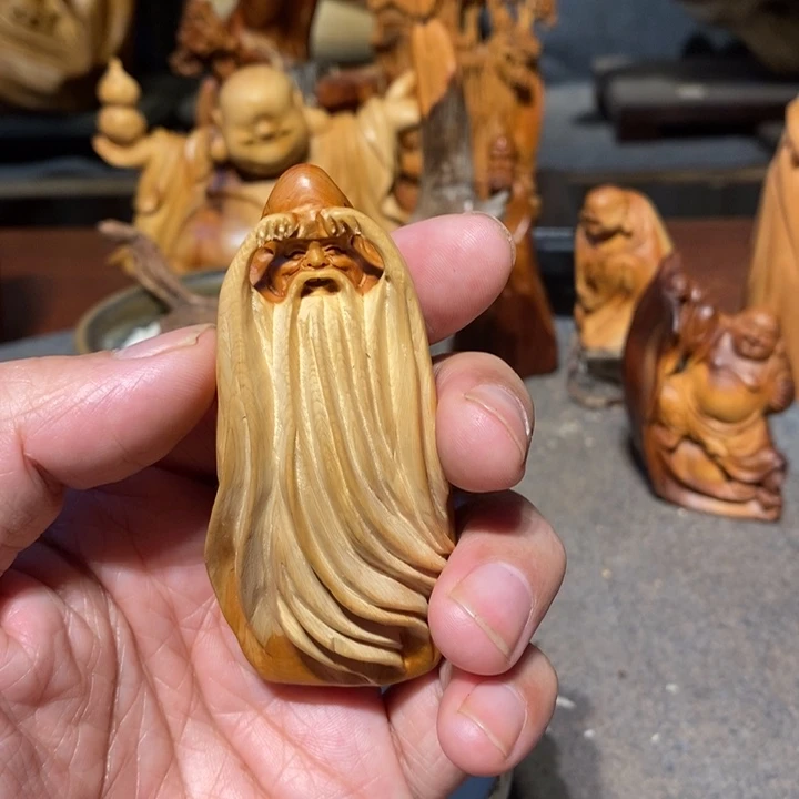 柏木（崖柏）手把件