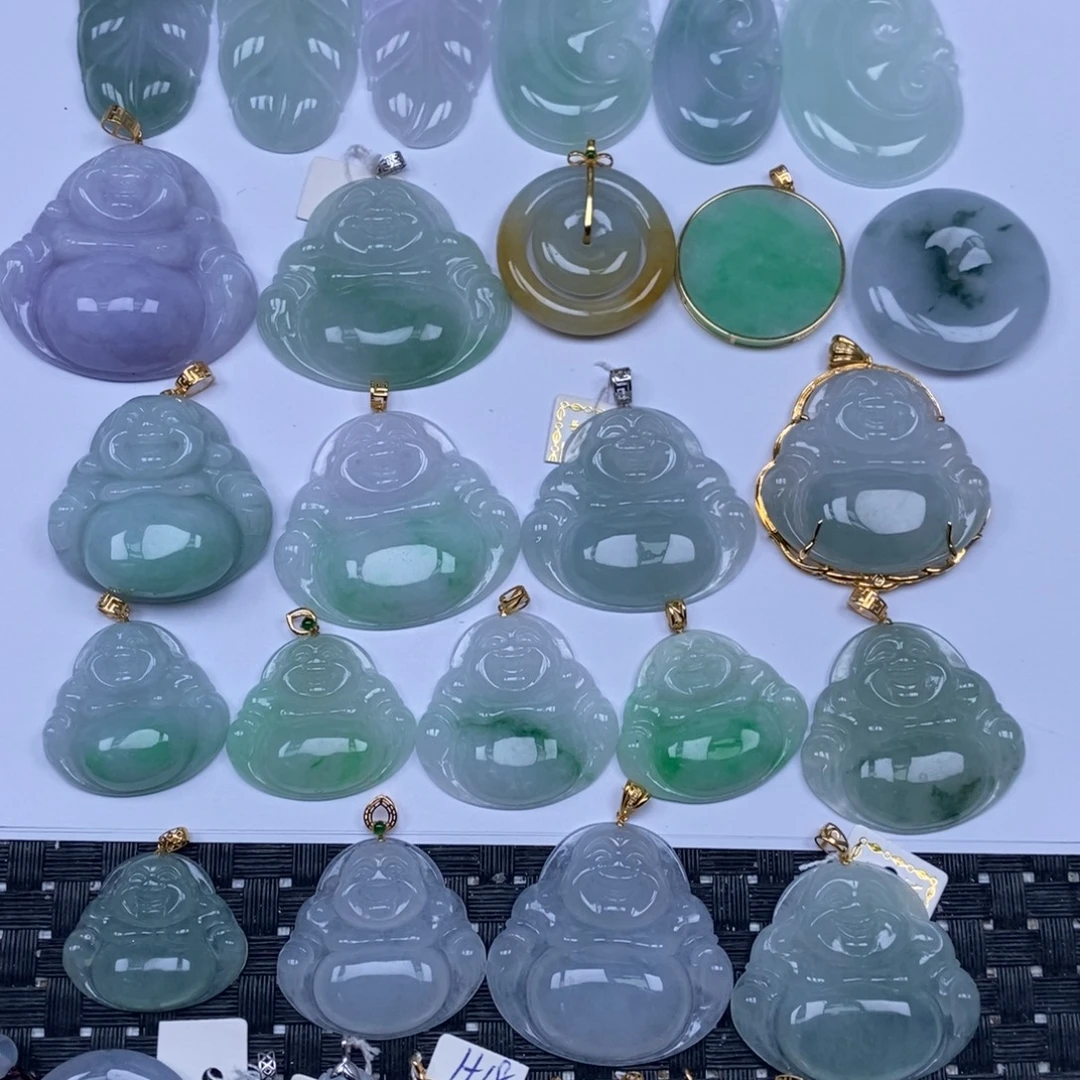 翡翠未镶嵌颈饰天然翡翠