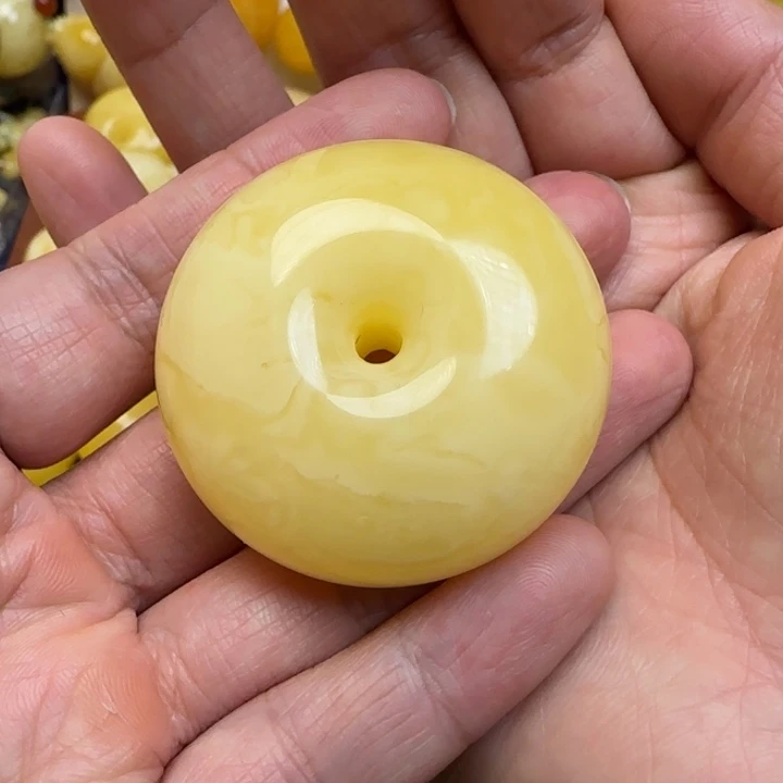 蜜蜡未镶嵌毛衣链天然蜜蜡