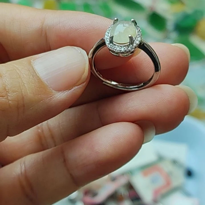 翡翠银S925镶嵌颈饰23