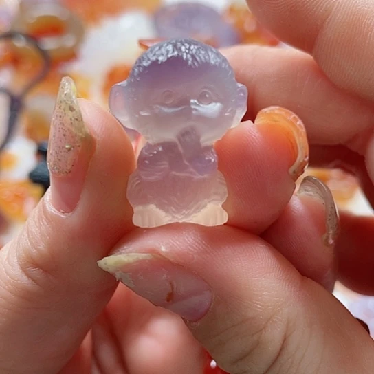 玛瑙/玉髓吊坠(赠链)未镶嵌我****?