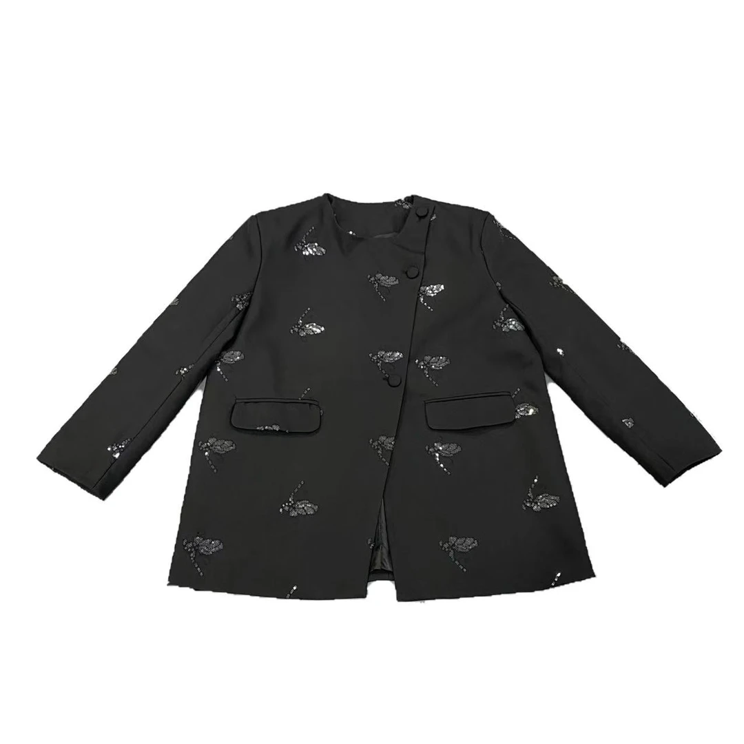 【优搭严选】时尚百搭气质轻奢蝴蝶外套25079