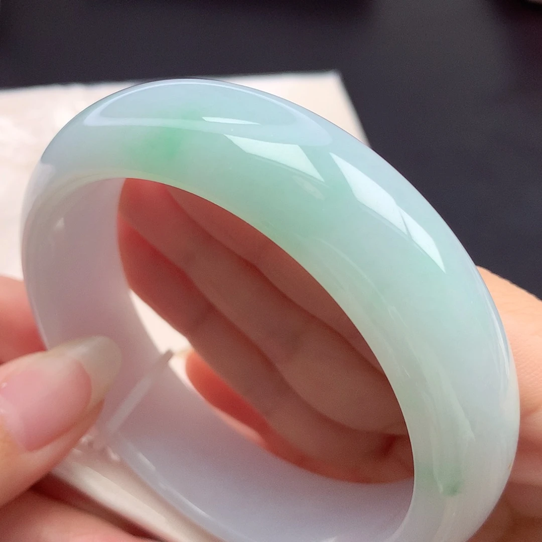 翡翠未镶嵌手镯59.6圈口