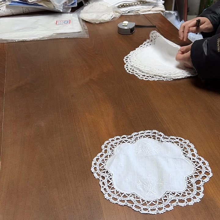 毛绒亚麻棉010-22圆6个