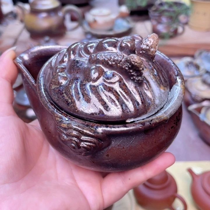 茶壶紫砂再***品宜兴紫砂原矿泥料