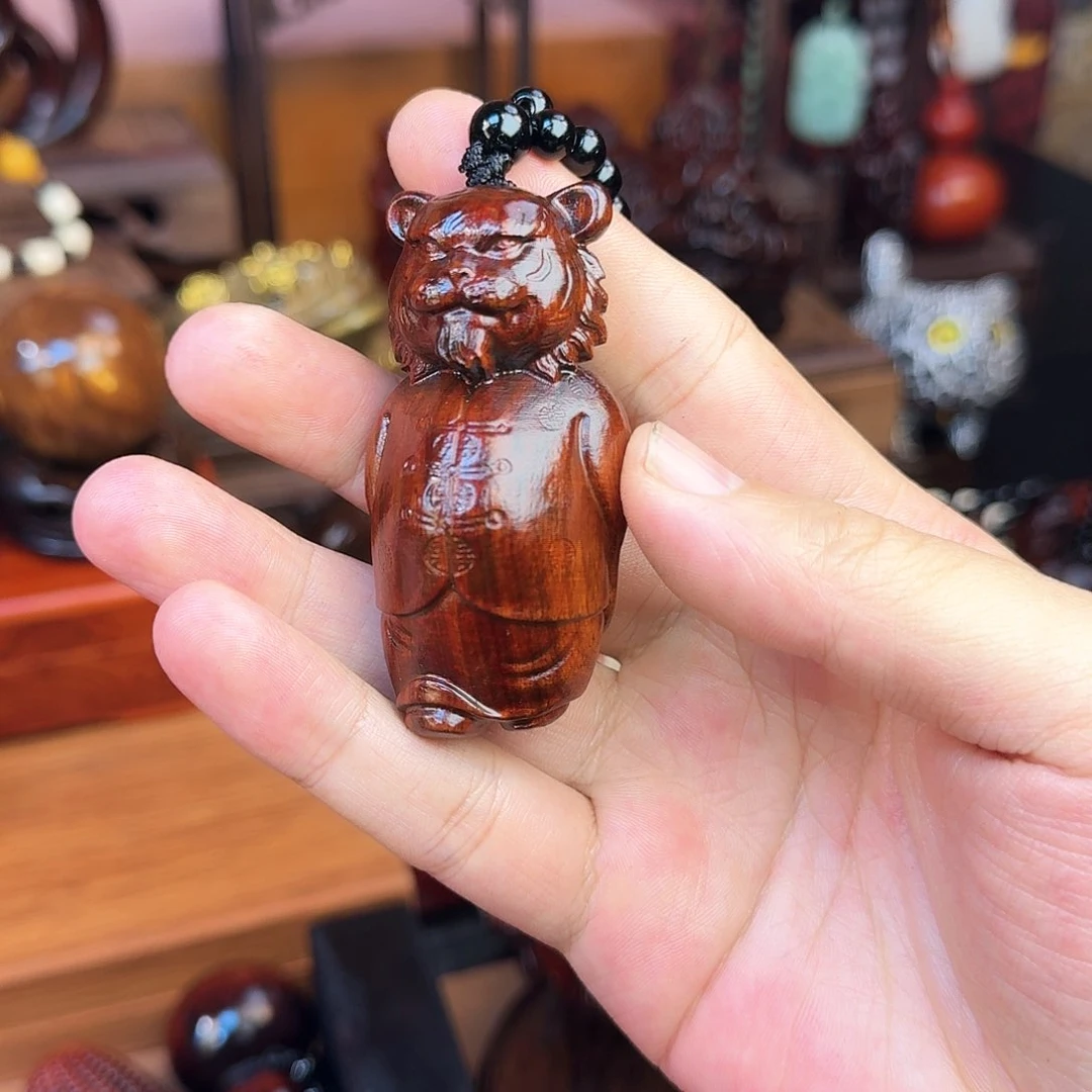 非洲紫檀（红花梨）虎虎功夫虎