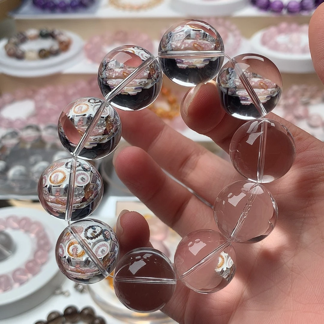 M***水晶手串未镶嵌白水晶
