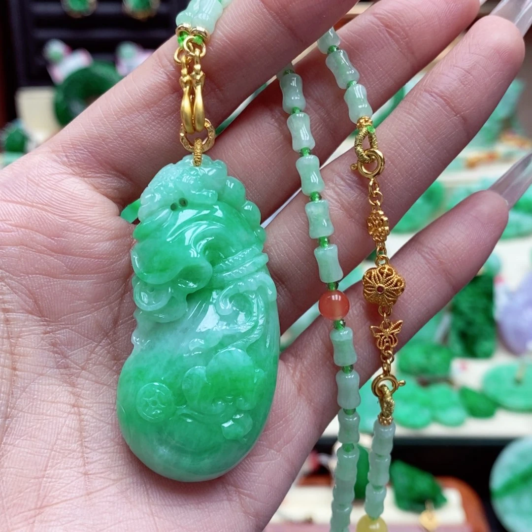 颈饰未镶嵌翡翠翡翠吊坠